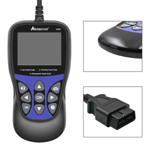 Lecteur de code OBD2 EOBD Aermotor V850, outil de diagnostic automobile, scanner, 8 langues - Product Image 2