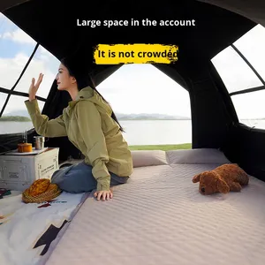 Katlanabilir Taşınabilir Otomatik Kalınlaştırılmış Yağmur Geçirmez Çift Katmanlı 210D Oxford Tam Set Kamp Yaz Park Çadırı - Product Image 3