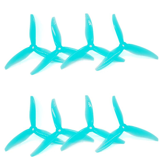 2/4Pairs T51366 3-Blade Propellers CW CCW for 5inch RC FPV Racing Drone RC Plane Quadcopter 2306 2207 Motors Freestyle DIY Parts