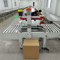 Machine de scellage de rubans semi-automatique à réglage manuel de la largeur, pour le conditionnement de petites lots