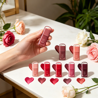 8 Warna Lip Gloss Cermin Melembapkan 12 Jam Tahan Lama Kompleks Air & Minyak Lip Glaze Kosmetik