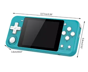 POWKIDDY Q90 Retro Handheld Game Player 3.0 inch IPS Screen 16GB Dual Open Source System Portable Pocket Mini Video Game Console