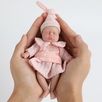 6,29 Zoll Mini Reborn Baby puppen Sweet Girl Voll silikon körper Bestes Geschenk für Kinder