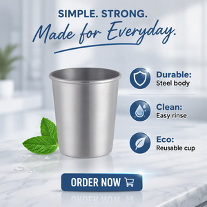 Creation Factory Direct Custom Metal Tumblers Stackable Stainless Steel Water <strong>Coffee</strong> Cup for Party With Lid 200ml-700ml - Product Image 2