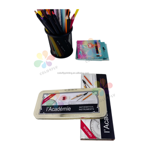 Geometria <span class=keywords><strong>bussola</strong></span> e goniometro Set di 6 pezzi strumenti di matematica per gli studenti delle scuole medie - Product Image 2