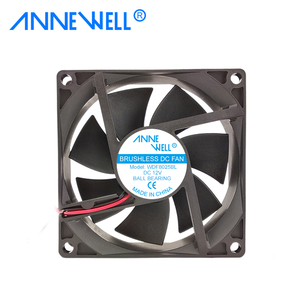 Ventilador de Refrigeración para Máquina Expendedora WDF 8025, 8025 mm, DC 12V, 0.08A, 2000 RPM, Rodamiento de Bolas, Baja Vibración, Ventilador Axial sin Escobillas - Product Image 2