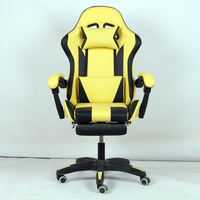 Chaise de jeu pliable en cuir PU, fauteuil inclinable portable pour chambre à coucher