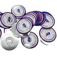 Bouteille en plastique de 36 mm 1L avec joint d'étanchéité par induction