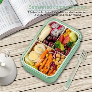 Boîte à lunch <span class=keywords><strong>bento</strong></span> <span class=keywords><strong>Amazon</strong></span> Best Seller pour adultes et enfants, durable, étanche, pour les repas en déplacement, sans BPA, boîte à lunch <span class=keywords><strong>bento</strong></span> pour enfants - Product Image 4