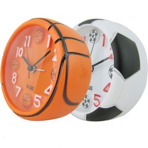 Reloj Despertador Creativo con Forma de Balón de Baloncesto y Fútbol, 3D Digital, Regalo para Niños y Estudiantes - Product Image 1