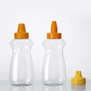Tedarik 500g 800g 1000g PET plastik makarna sos için ketçap domates salata plastik şişeler