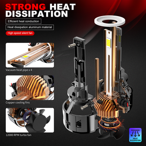 <span class=keywords><strong>Faro</strong></span> Delantero LED para Automóvil, 300 W, 60000 lm, H1, H13, H15, 12 V, Luces para Automóvil, 9005, Focos H11, Luces H7, Faros H4, Bombilla LED para Automóvil - Product Image 4