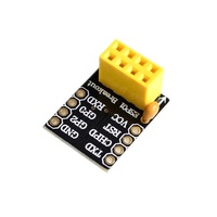 Adaptador de placa de pruebas, sin soldadura, ESP01/01S, ESP8266, ESP01, ESP0101S