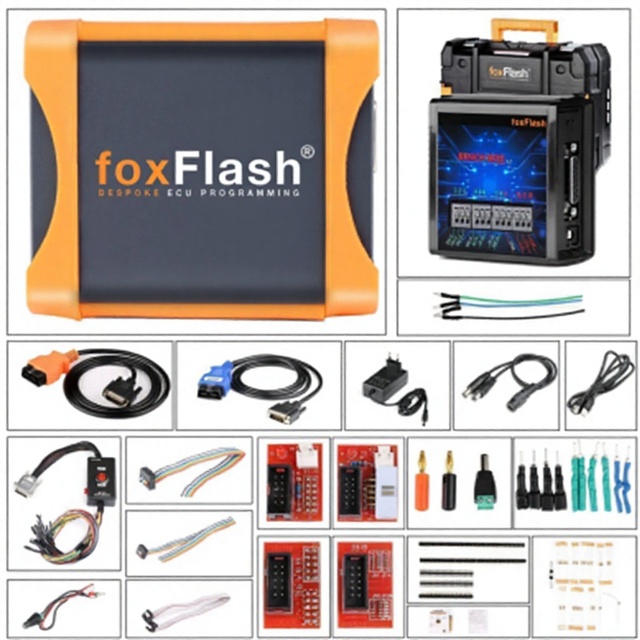 FoxFlash Master Version Super ECU TCU Clone Chip Tuning Programming Tool Support Checksum Damos Pk Kt200 II