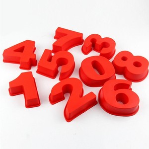 Dễ dàng-to-sử dụng kích thước lớn thân thiện với môi hình dạng số Silicone khuôn cho nhà bếp bánh & nến công cụ - Product Image 3