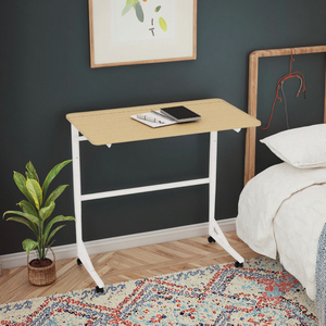 Bàn viết hiện đại nhỏ Bàn Máy Tính Bền bánh xe tiết kiệm không gian bàn máy tính xách tay cho văn phòng gia đình thiết kế gấp thân thiện với môi trường - Product Image 5