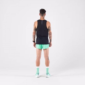 Pantalones Cortos Deportivos Casuales para Hombre, Color Verde Menta, para Playa, Gimnasio, Compresión, Transpirables, con Cordón Ajustable y Logotipo Personalizado - Product Image 6