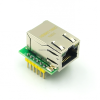 Nuevo Módulo W5500 en Stock TCP/IP SPI a LAN Ethernet Adaptador de Red Compatible con STM32 USR-ES1 WIZ820IO