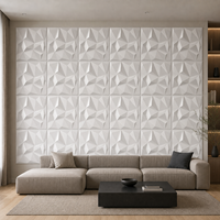 Panneau mural auto-adhésif imperméable en PVC à motif diamant 3D pour salon, hôtel, fond de scène, livraison directe d'usine