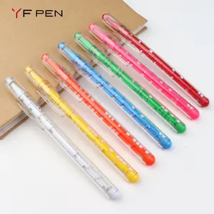 Clear Barrel Maze Pink Fun Stick Pen for Wholesale Distributor Customers in the World.