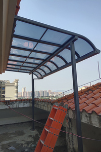 Auvent extérieur imperméable en alliage d'aluminium, toit en polycarbonate, auvent de patio, <span class=keywords><strong>abri</strong></span> de <span class=keywords><strong>terrasse</strong></span> - Product Image 4
