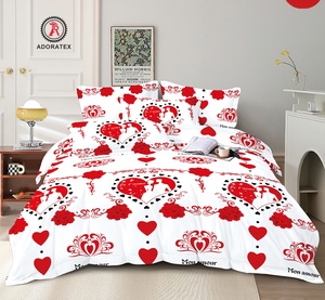 Lot de 3 Pièces Draps de <span class=keywords><strong>Lit</strong></span> en Gros 100 % Polyester, Ensemble de Literie avec Housses de Couette et Parures de Draps Complètes Personnalisables - Product Image 5