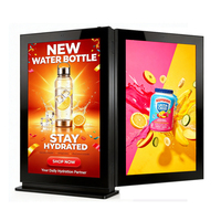 Pantalla Digital Tótem para Exteriores de 75 y 85 Pulgadas, Máquina de Publicidad LCD de Doble Cara con Diseño Resistente a la Intemperie para Calles y Parques