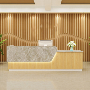 <span class=keywords><strong>Bureau</strong></span> de guide Service créatif et minimaliste Comptoir de <span class=keywords><strong>bureau</strong></span> moderne Réception Comptoir de bar - Product Image 1