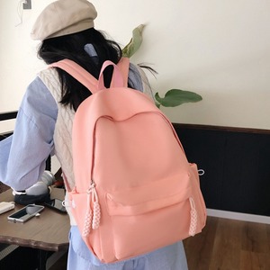 Student <b>Backpack</b> 18 In Solid Color Waterproof Unisex For College High <b>School</b> Junior High Students Everyday Use - Product Image 1