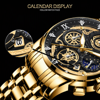 Montre pour homme de haute qualité, nouvelle conception, marque haut de gamme, classique, analogique, résistante à l'eau 3ATM, bracelet en acier inoxydable, quartz