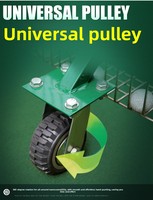 Máquina Recogedora de Pelotas de Golf PGM Modelo JQQ003 con Capacidad para 700 Pelotas, Suministros para Campos de Práctica, 13 Canales, Empujada a Mano, Hecha en China