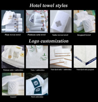 Serviettes de bain 100 % coton en gros, douces et luxueuses, pour hôtel et spa, ensemble de serviettes, personnalisation OEM disponible