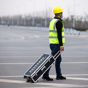 Hızlı doğru sertifika testi için taşınabilir trafik yansıtıcı yol İşaretleme ekipmanları işareti retroreflektometri - Product Image 3