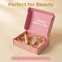 Boîte d'expédition en carton kraft écologique de marque Prime pour vêtements, emballage cadeau en carton pour produits