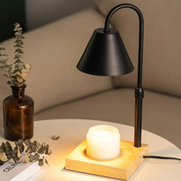 Lampe chauffe-cire électrique rétro en verre pour chambre à coucher, brûleur d'aromathérapie, diffuseur de parfum