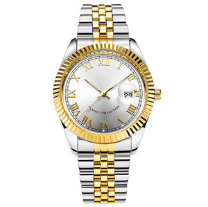 Nouveau produit 2022 montre à <span class=keywords><strong>lunette</strong></span> Unique avec calendrier grossissant montre à Quartz lumineuse de haute qualité cadeau d'affaires montre-bracelet Relojes - Product Image 5