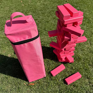 Set <span class=keywords><strong>di</strong></span> 54 Pezzi Mini Blocchi <span class=keywords><strong>di</strong></span> Costruzione in Legno <span class=keywords><strong>di</strong></span> Paulownia Colorati e Durevoli per Giochi da Tavolo Personalizzabili e Divertenti per Tutta la Famiglia, Ideali per il Gioco Cooperativo - Product Image 1