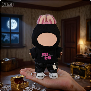 Masques de fête à la mode à la mode et vêtements et accessoires remplaçables pour poupées de 17cm - Product Image 4