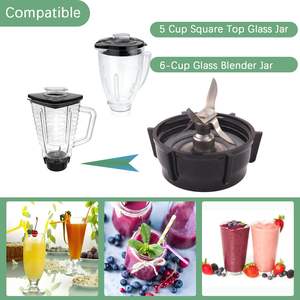 Repuestos para <span class=keywords><strong>Licuadora</strong></span> <span class=keywords><strong>Oster</strong></span>, Cuchilla Eléctrica Clásica <span class=keywords><strong>de</strong></span> Acero Inoxidable SUS 304, Repuesto <span class=keywords><strong>de</strong></span> Cuchilla Clásica para Licuadoras Domésticas - Product Image 6