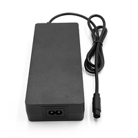 Adaptateur secteur AC/DC de bureau certifié CE ETL 12V 10A 24V 4-6A, protection contre les surintensités, en PC/ABS ignifuge, garantie 3 ans