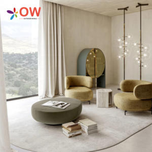 Muebles de <span class=keywords><strong>Hotel</strong></span> Foshan, Juego de Dormitorio Contemporáneo, Ecológico, Resistente al Agua, de Lujo, Tapizado, Cama King Size, Resistente para Apartamentos - Product Image 6