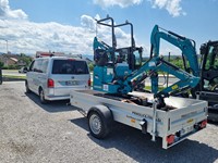 CHINES FAMOUS BRAND SWE08B Mini pelleteuse | Moteur Yanmar 7,2 kW | Largeur 750mm | Certifié EU Tops | Changement rapide