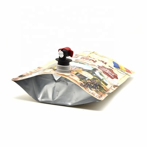 Embalaje de alimentos bolsa de papel de aluminio para embalaje de <span class=keywords><strong>vino</strong></span> de embalaje con <span class=keywords><strong>grifo</strong></span> válvula - Product Image 6