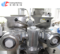 Nouvelle machine à encruster les mochi automatique 220V, prix usine Yucheng, contrôle tactile, SUS304, grande capacité, ligne industrielle haute performance