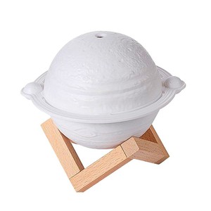 Umidificatore a Forma di Pianeta Giove con Supporto in Legno, Luce Notturna LED, Mini Diffusore di Aromi USB da Scrivania, Decorazione per Camera da Letto e Casa, Regalo - Product Image 5