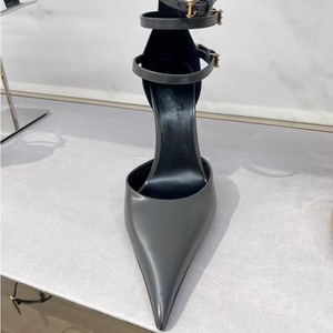 Nuove <span class=keywords><strong>Scarpe</strong></span> Europee e Americane in Metallo Sottile <span class=keywords><strong>con</strong></span> <span class=keywords><strong>Tacco</strong></span> Super Alto, Punta Affusolata, <span class=keywords><strong>Tacco</strong></span> a Spillo, Tomaia in PU, Punta Chiusa <span class=keywords><strong>con</strong></span> Fibbia - Product Image 4