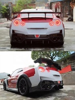 Kit carrosserie large style VRS pour Nissan GTR R35 2008-2016 – Nouveau pare-chocs avant et arrière, diffuseur, jupes latérales, capot, aileron arrière, garde-boue, kit carrosserie complet