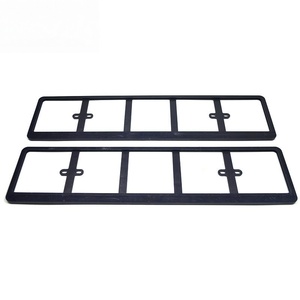 Cadre de plaque d'immatriculation personnalisé, support de plaque d'immatriculation en ABS à montage encastré, spécifications européennes, vente en gros, 53*13.5cm - Product Image 4