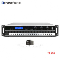 Berase fabrika sıcak satış dijital ses efekti işlemci entegre güç amplifikatörü 250W * 2 kanal