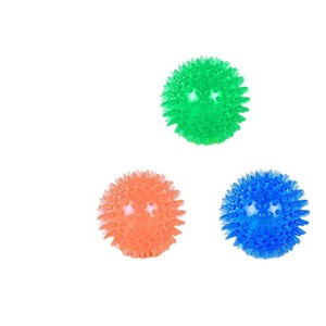 TPR Pet Squeak <b>Ball</b> For <b>Dogs</b> With Sound Durable Teething Toy Medium Large Size Blue Yellow Orange - Product Image 4